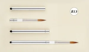 R13 Travel Brush Pocket Sable Blend Designer Pointed, Size Eight