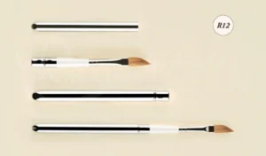 R12 Travel Brush Pocket Sable or Nylon Blend Dagger, Add to Cart