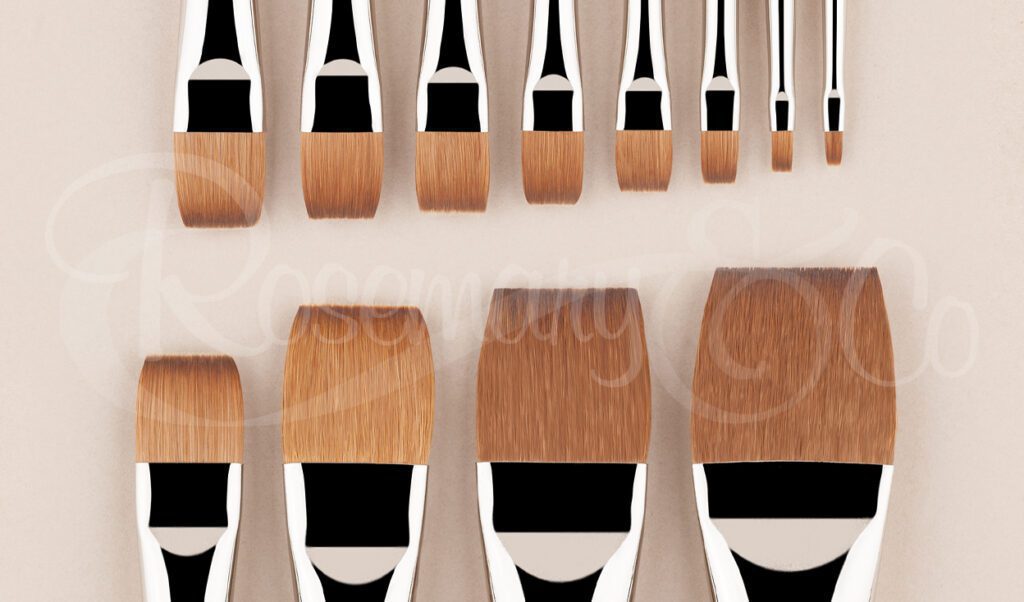 Pure Kolinsky Short Flats, Series 56, Art Materials on Sale